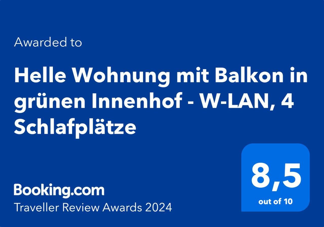 Helle Wohnung Mit Balkon In Grunen Innenhof - W-Lan, 4 Schlafplatze Magdeburg Exteriör bild